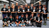 Participants of the vacation program with their very own creations